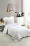 L'essentiel linge de maison Artus Colcha Individual Gris y Blanco